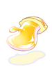 Yellow bubble gum