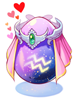 Lovely Aquarius Scroll