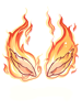 Flame Wing Ear