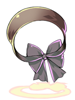Costume Black Tail Ribbon