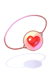 Costume Heart Eyepatch