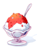 Costume Red Bean Shaved Ice Hat