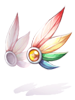 Costume Rainbow Wing Ears