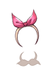 Costume Red Ribbon Headband