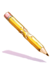 Costume Chewed Pencil