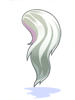 Costume Ponytail (White)
