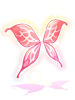 Costume pink butterfly wings