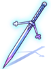 Reinforced metal two-handed sword [1]