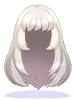 Costume Straight Long (White)