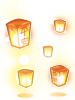 Costume blessing celestial lamp
