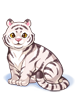 Costume Tiger (white)