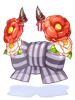 Costume Camellia Demon Ribbon