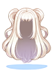 Costume Airy Two Side Up (White)