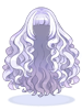 COSTUME long wave (silver hair)