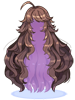 Costume Wild long hair (black)