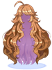 Costume Wild long hair (brown)