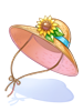 Costume Hooked Straw Hat