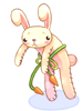 Pendent rabbit
