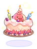 Poring Cake hat
