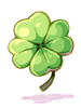 Four Leaf Clover in Mouth