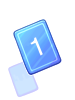 Blue 1 Card